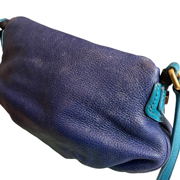 MARC by MARC JACOBS Blue/Teal Mini Natasha Crossbody Bag - Picture 11 of 16